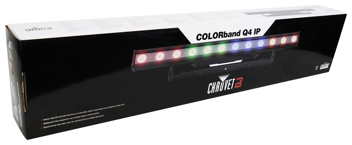 Chauvet DJ COLORband Q4 IP Outdoor-Rated DMX RGBA LED Strip/Wash/Blinder Light