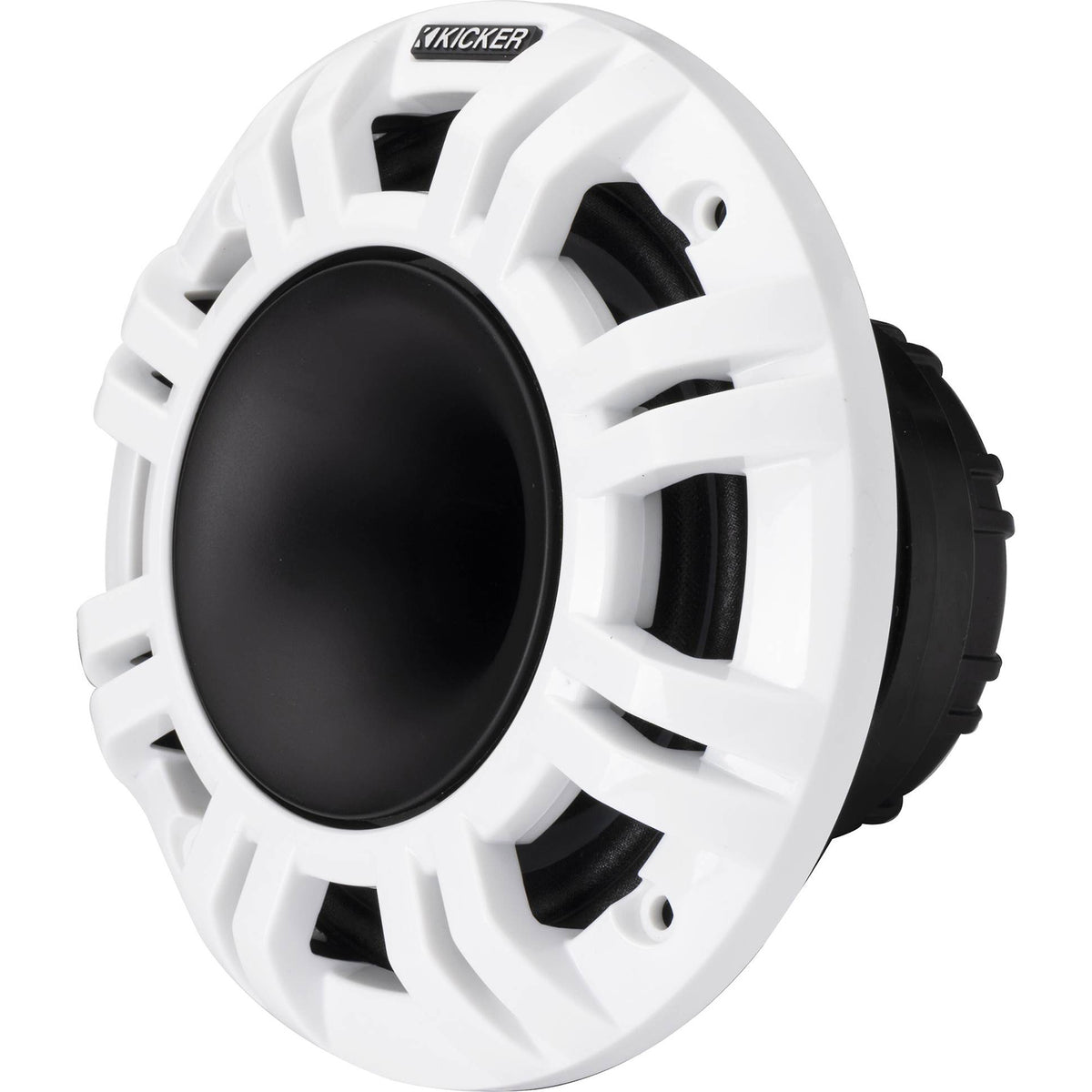 Pair Kicker 48KMXL654 300 Watt 6.5" Marine Boat Horn Loaded Speakers w/LED KMXL65