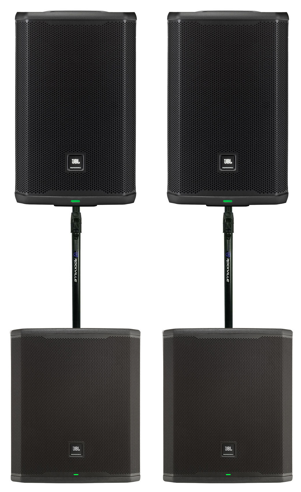 (2) PRX908 + (2) PRX918XLF + (2) GASPOLE-B