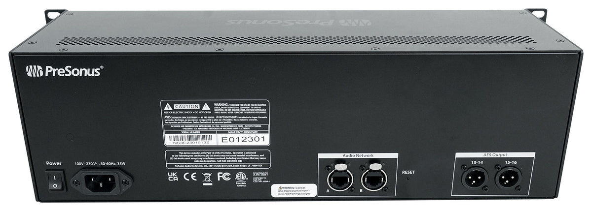 Presonus NSB 32.16 32x16 AVB Networked Stagebox w/XMAX Preamps NSB32.16