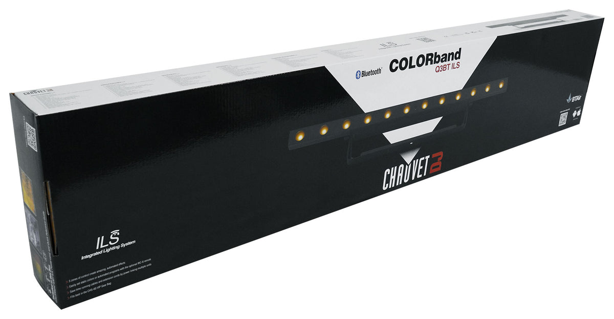 Chauvet DJ COLORband Q3BT ILS RGBA DMX Party Stage Wash Light Strip w/Bluetooth