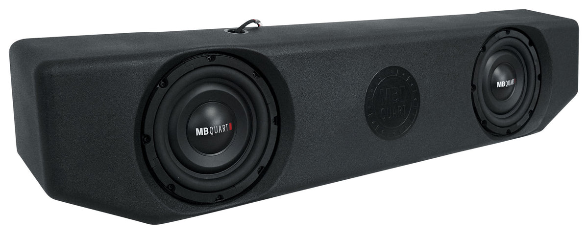 MB Quart MBQJT-SUBA-1 (2) 8” Subs+Amp For 2020+ Jeep Gladiator/2018+ Wrangler JL