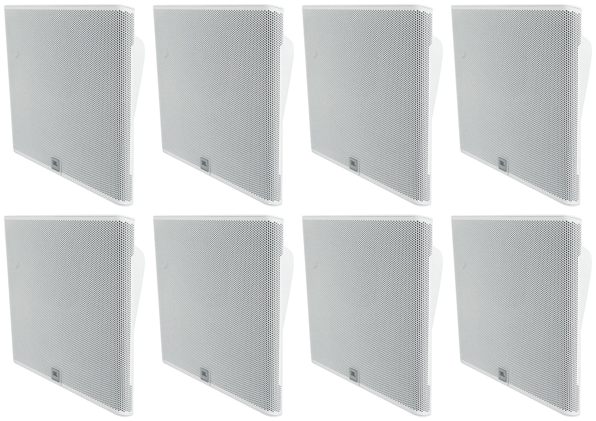 SLP14/T-WH 4" Low-Profile 70V Wall Speakers, Set of 8