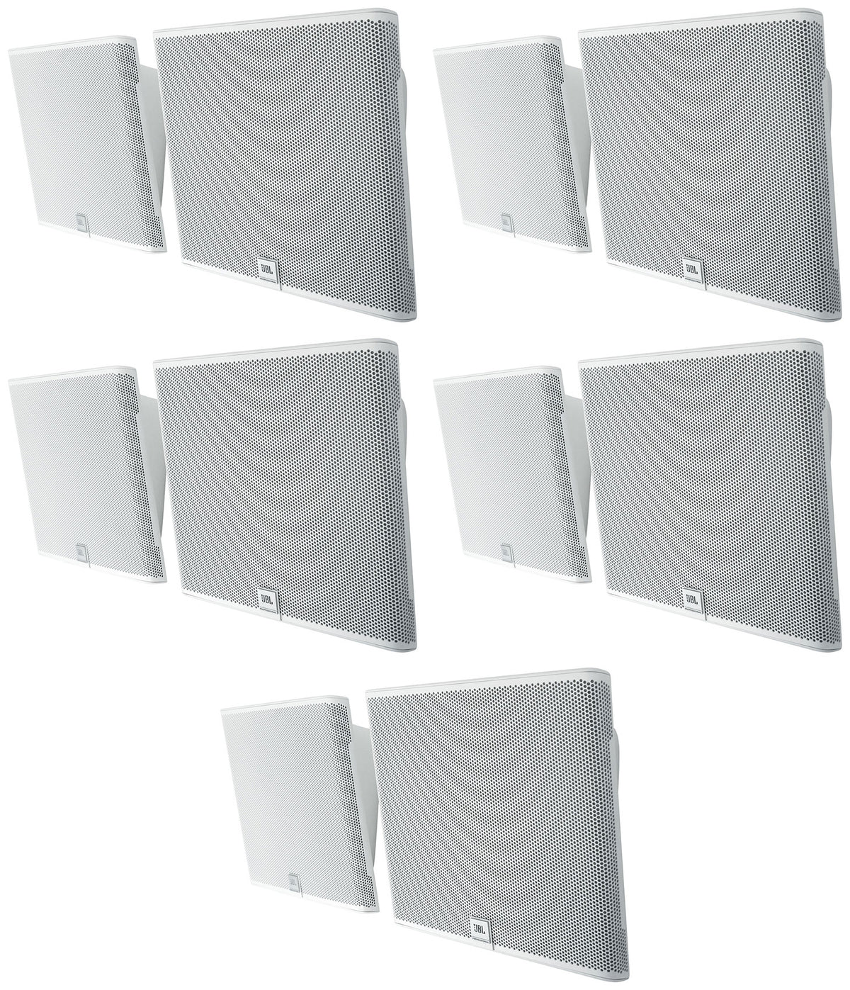 SLP12/T-WH 3" Low-Profile 70V Wall Speakers, Set of 10