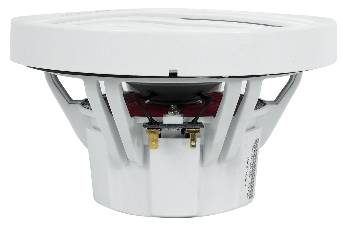 KMC2 Marine Bluetooth Receiver+(2) White MB Quart 6.5" Speakers