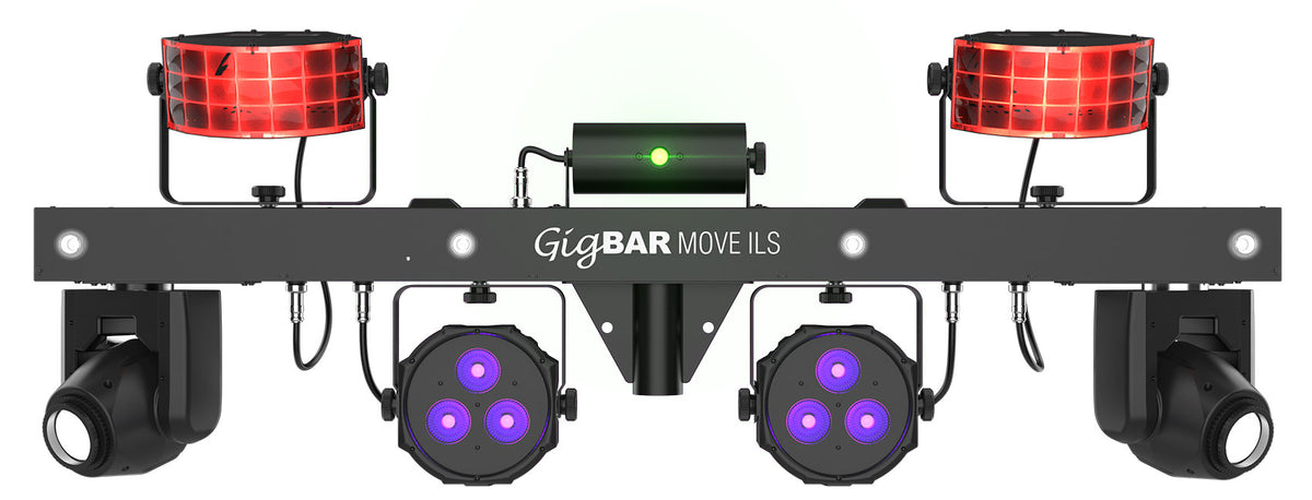 Chauvet DJ GIGBAR MOVE ILS Kit w/Moving Heads/Derbies/Washes/Laser/Strobe Lights