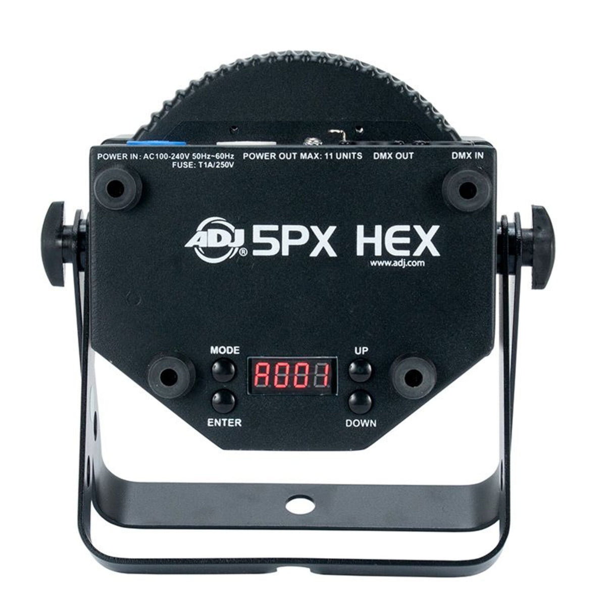 American DJ ADJ 5PX HEX RGBAW + UV LED DMX RF Metal Par Can Wash Stage Up-Light
