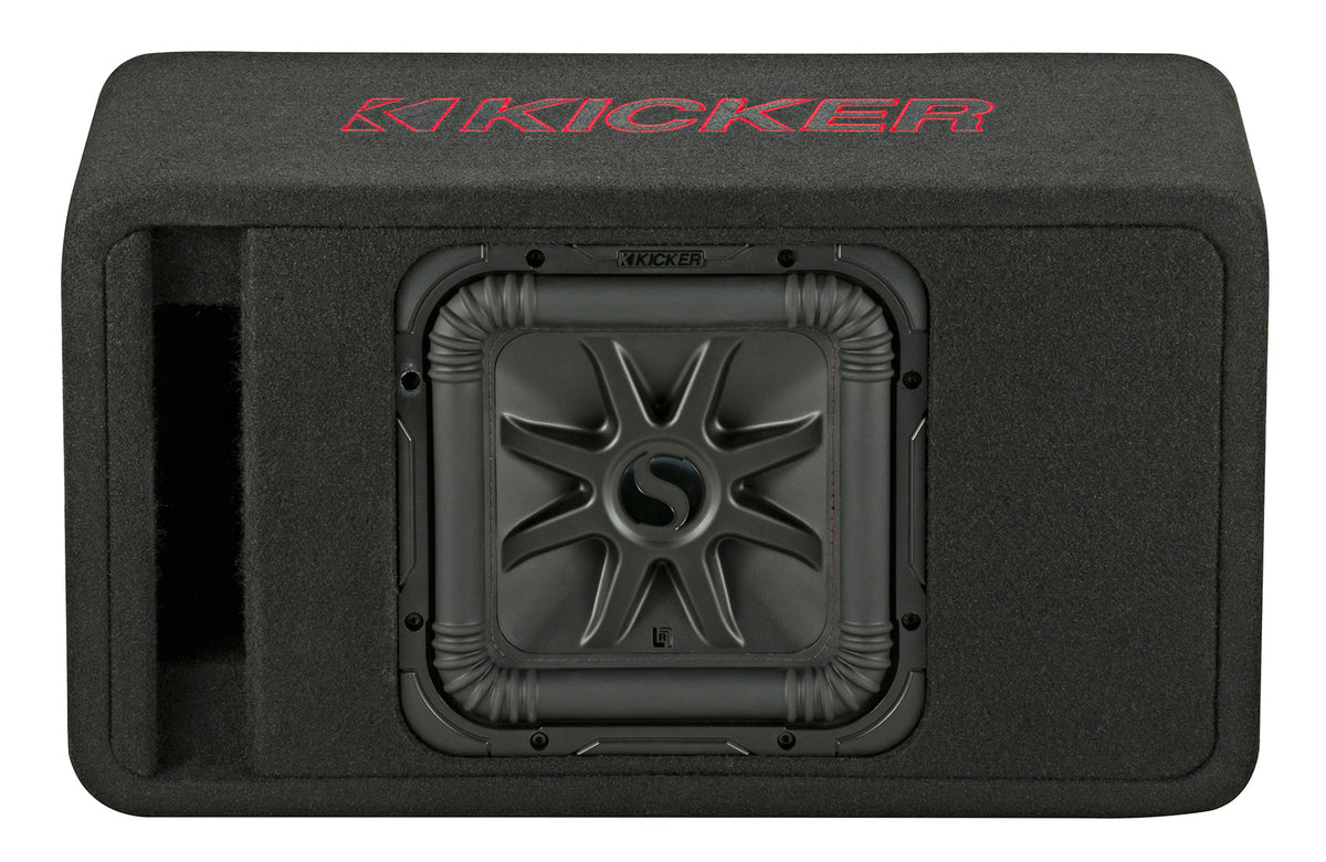 KICKER 45VL7R102 L7R 10" Subwoofer+Trapezoidal Vented Sub Box Enclosure VL7R102