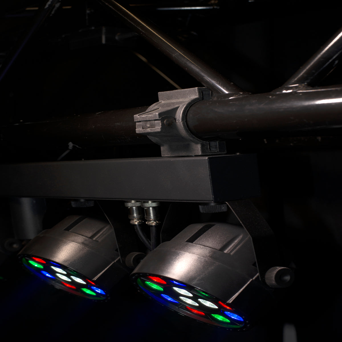 Eliminator Mini Par Bar Lighting System with 4x LED Par Lights+Stand+Remote+Bag