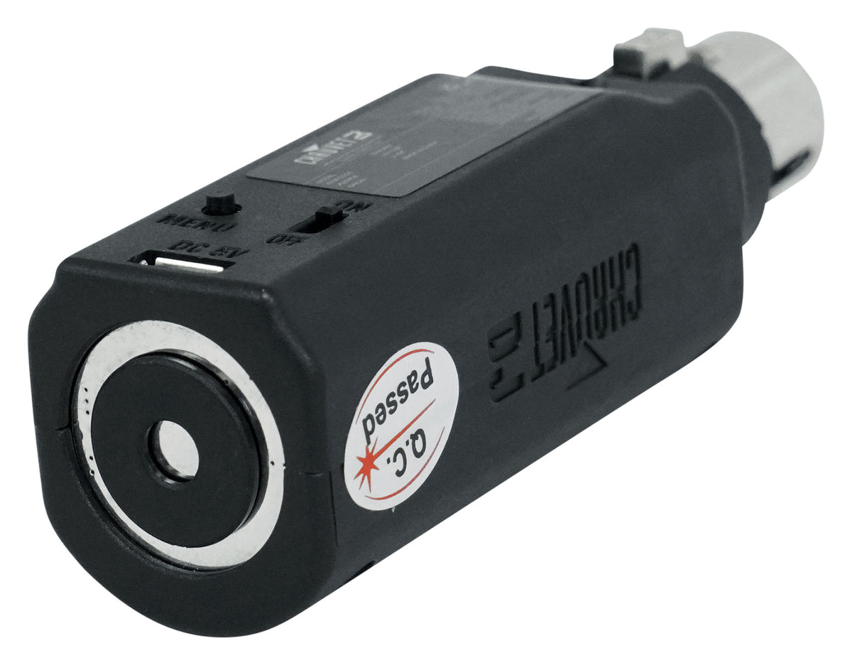 Chauvet D-Fi XLR RX Rechargeable D-Fi Receiver Turns DMX Light into Wireless DMX