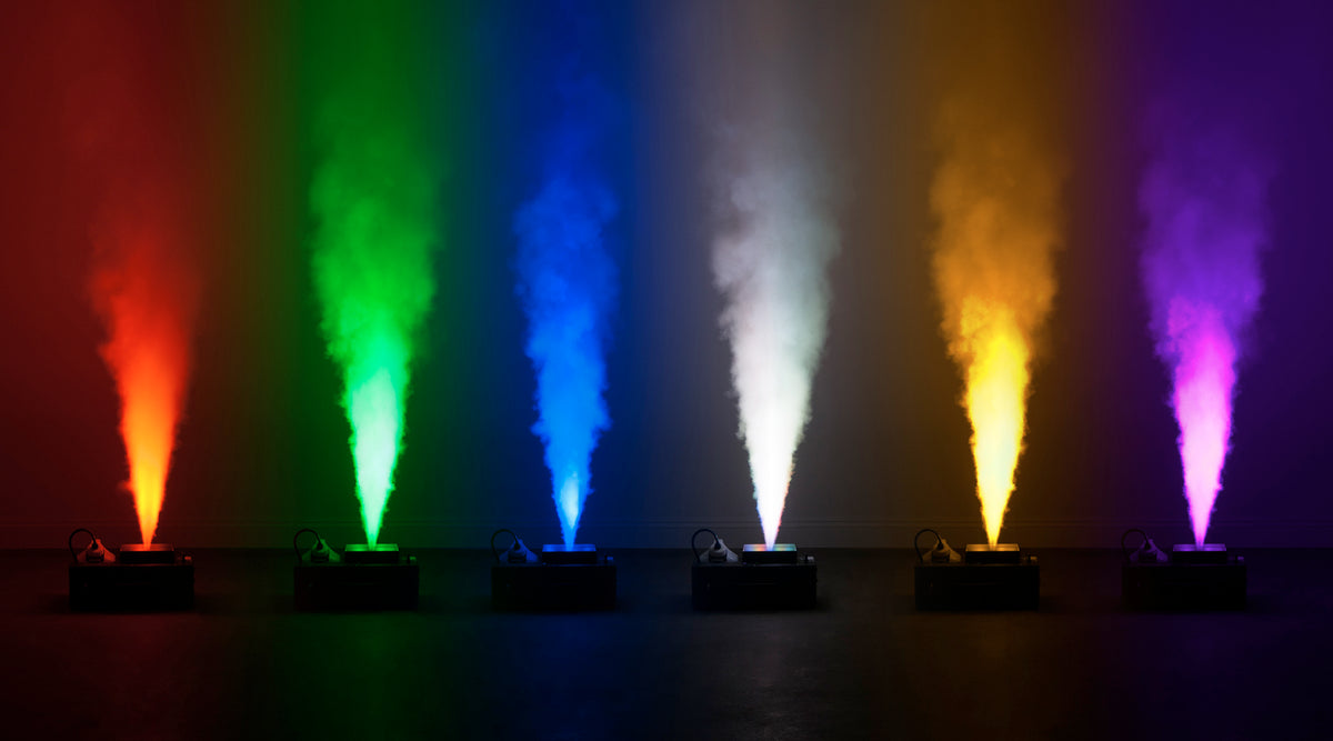 American DJ FOG FURY JETT PRO Wireless DMX Fogger Fog Machine w/ RGBA LED Lights