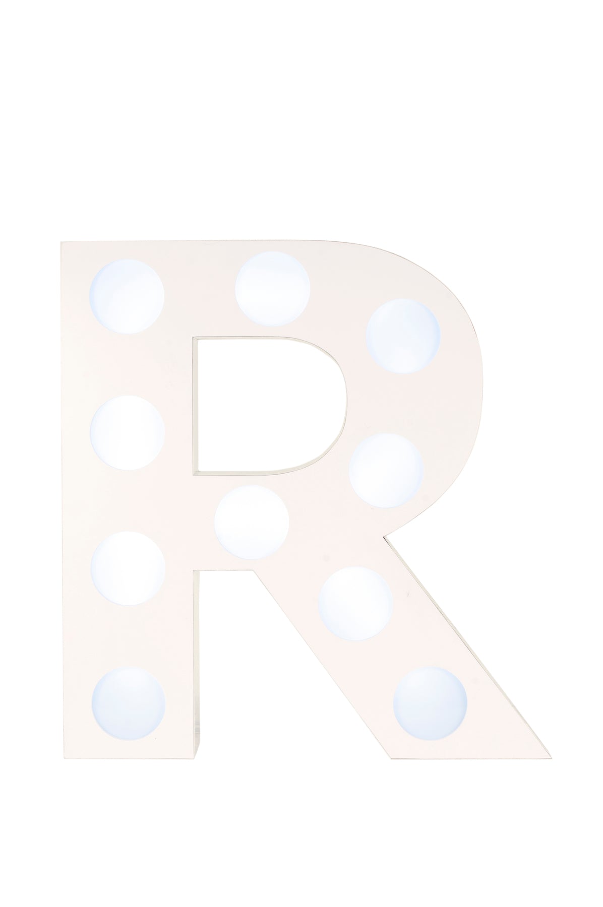 Eliminator Decor BAR mini 24" Tall White RGBW LED Letters w/ Wireless Remote ADJ