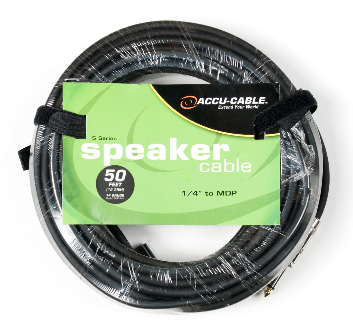 Accu-Cable S-5014B 50 Foot 14 Gauge 1/4" To MDP Speaker Cable American DJ