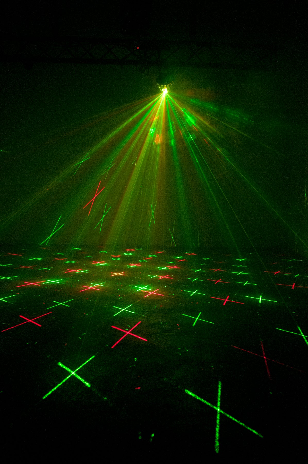 American DJ ADJ MINI DEKKER RGBW LED DMX Multi-Beam Derby/Strobe Effect Light