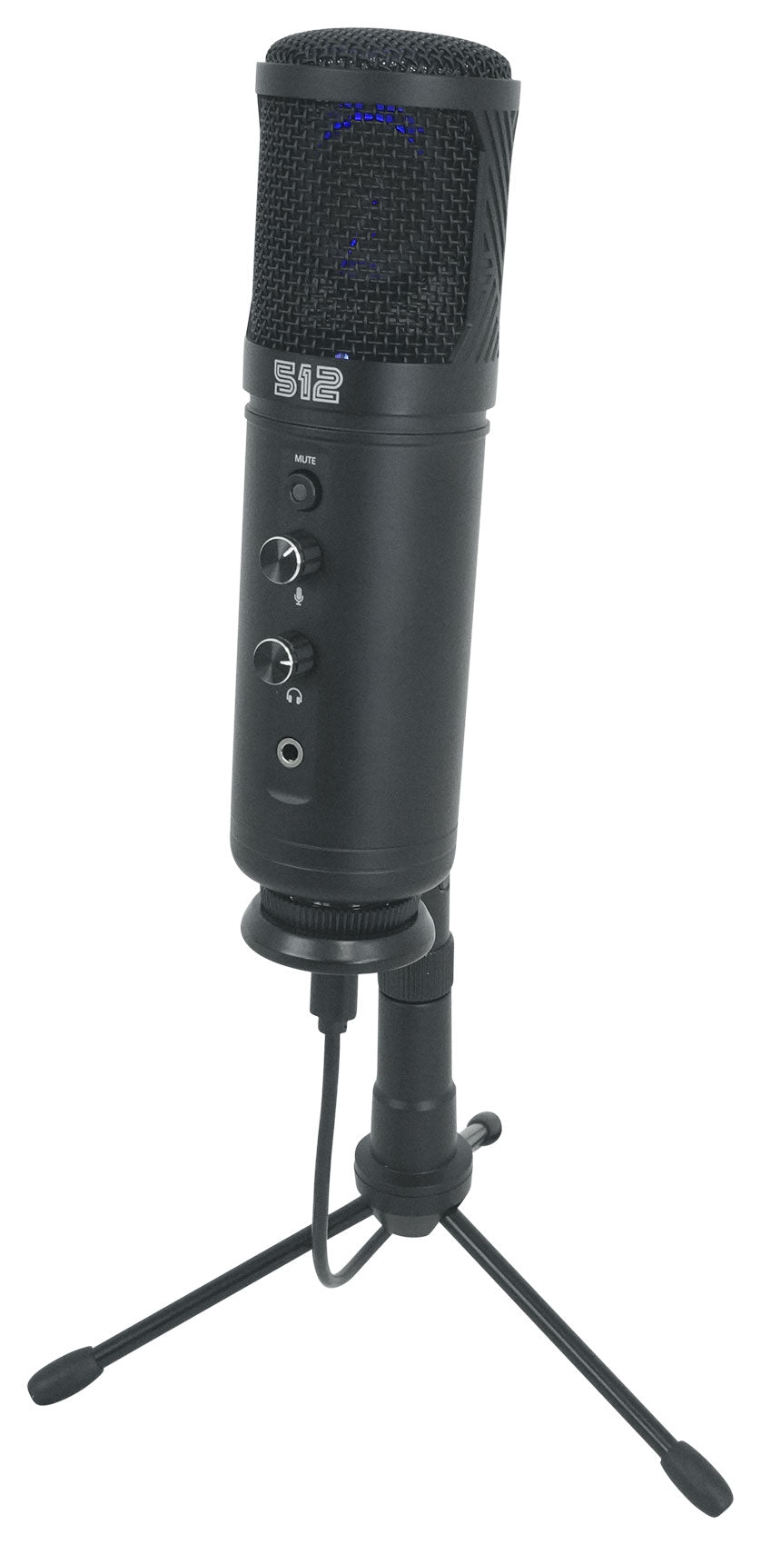 512 Audio by Warm Audio Tempest Large Diaphragm Condenser USB Microphone+Stand
