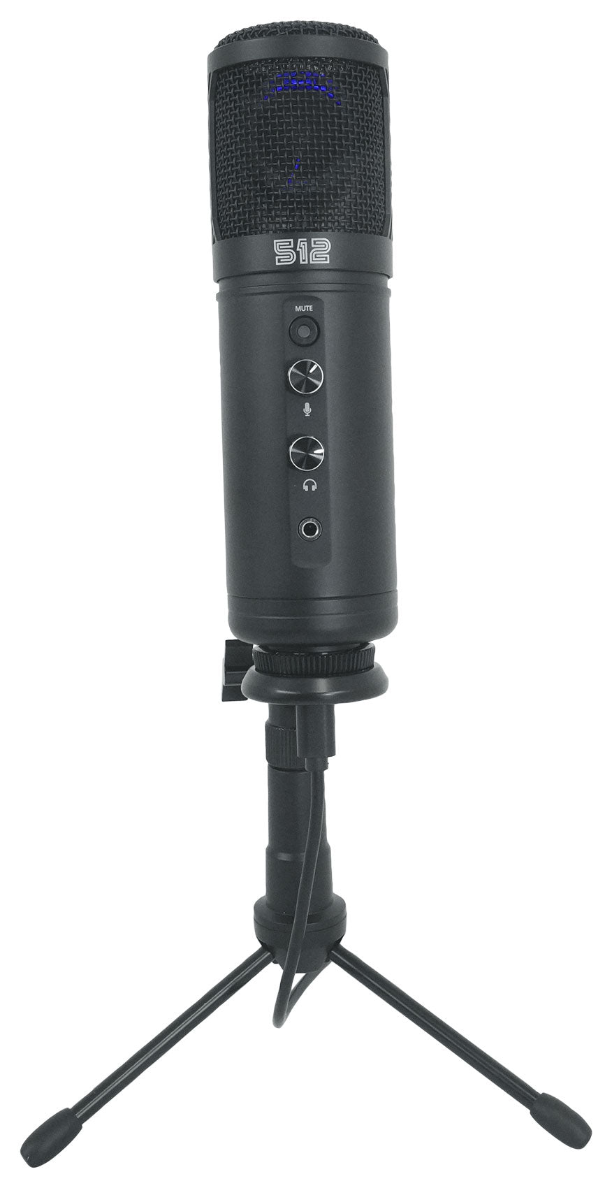 512 Audio by Warm Audio Tempest Large Diaphragm Condenser USB Microphone+Stand