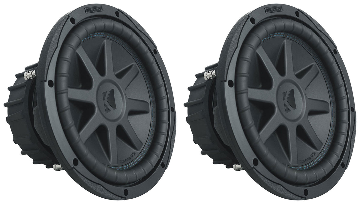 50CVX102 COMPVX 10-Inch Subwoofers, DVC 2-Ohm (Pair)