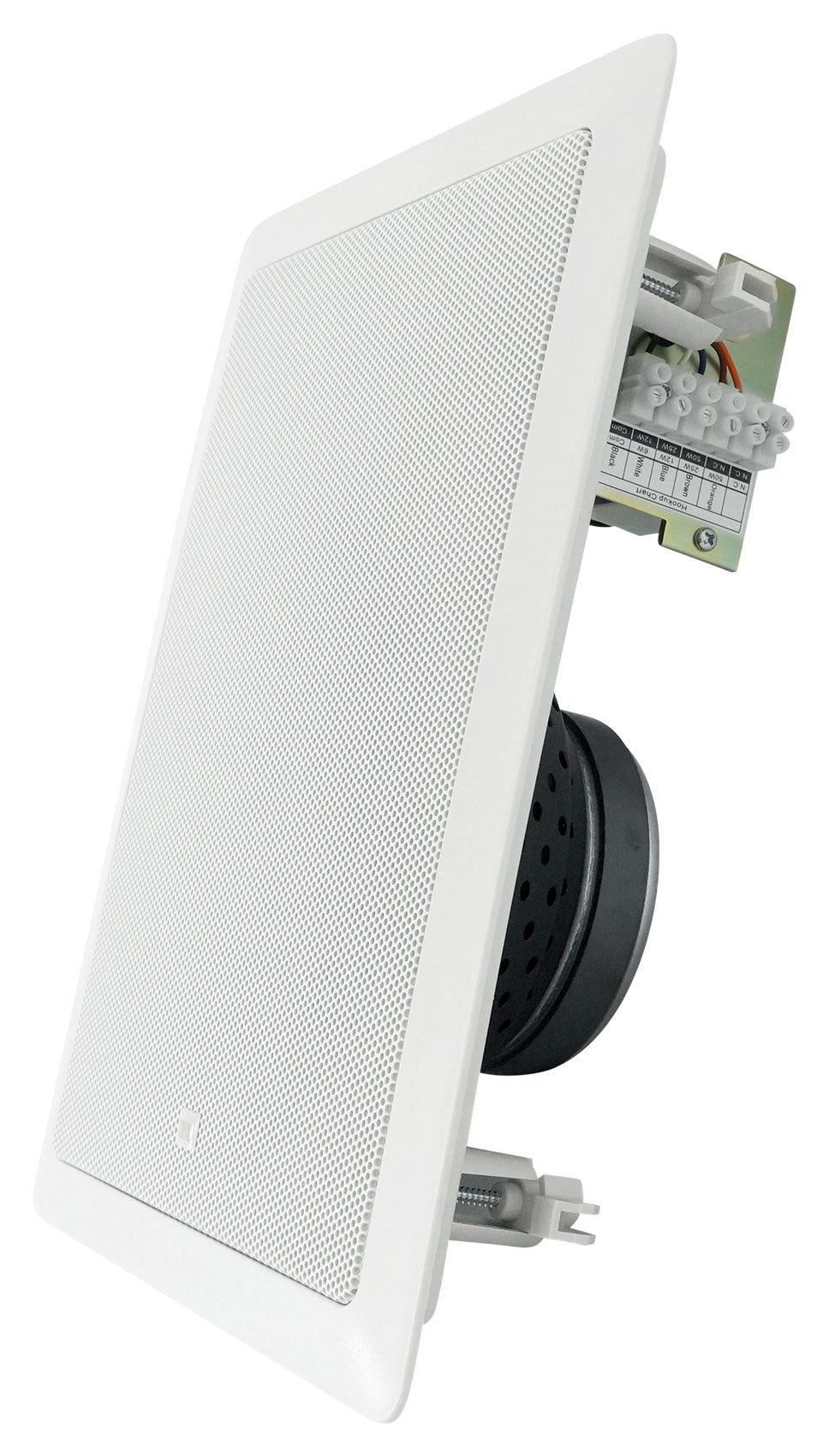 (2) JBL CONTROL 128 WT 8" 50w Commercial 70v In-Wall Speakers For Restaurant/Bar