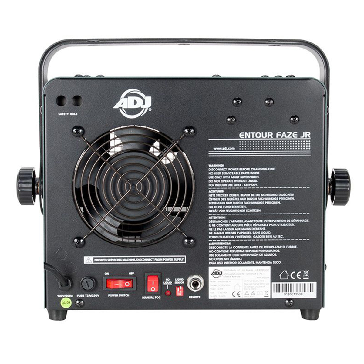 American DJ ADJ Entour Faze Jr 200 Watt Mobile Water Based Haze Machine w/Remote