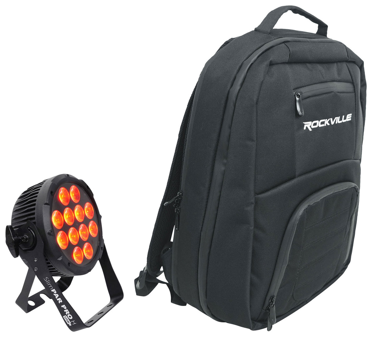 SlimPar Pro H USB LED Par Can + DJ Backpack