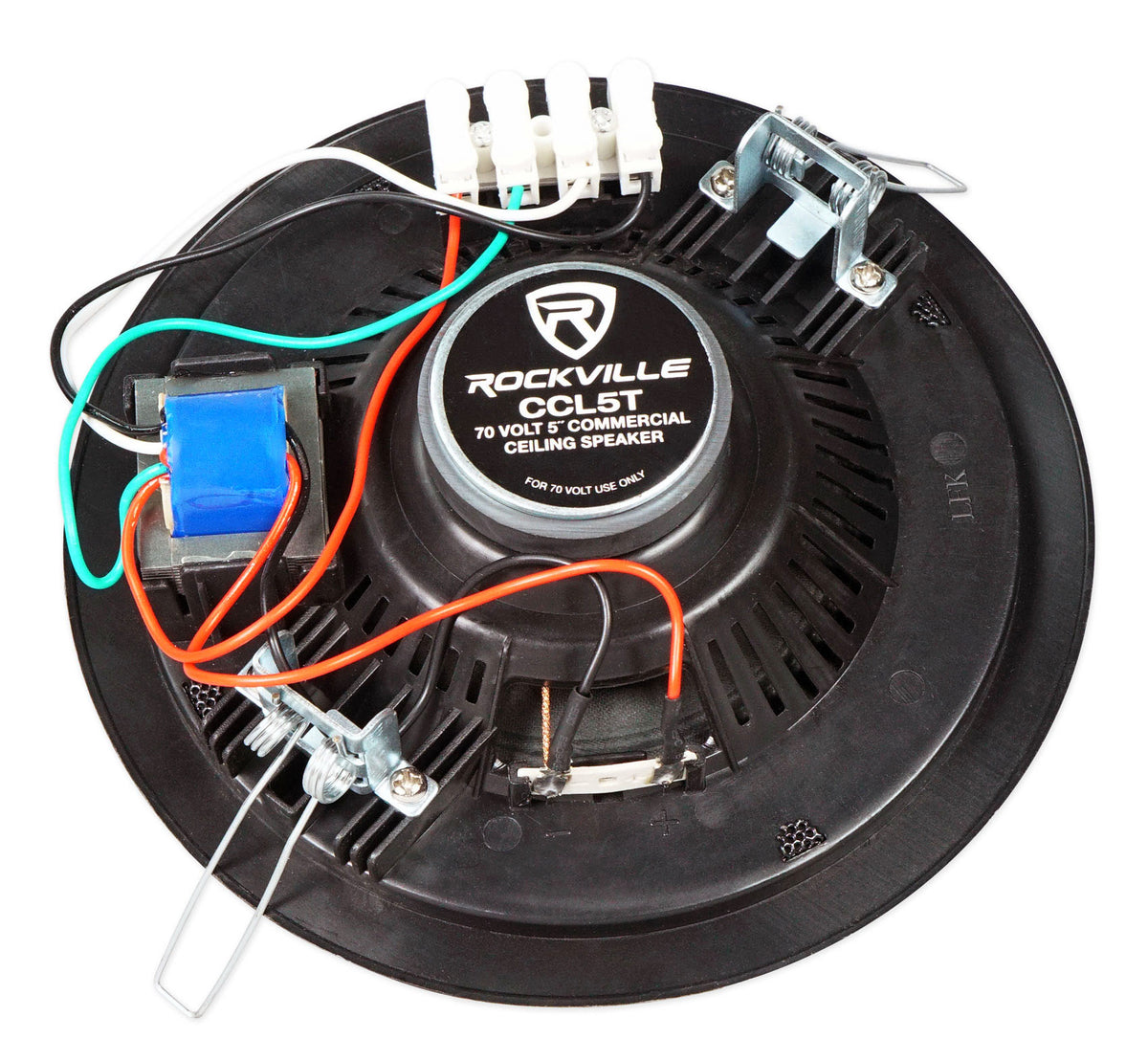 JBL CSA 140Z Commercial 70v Amplifier Amp+(4) 5" Black Ceiling Speakers CSA140Z