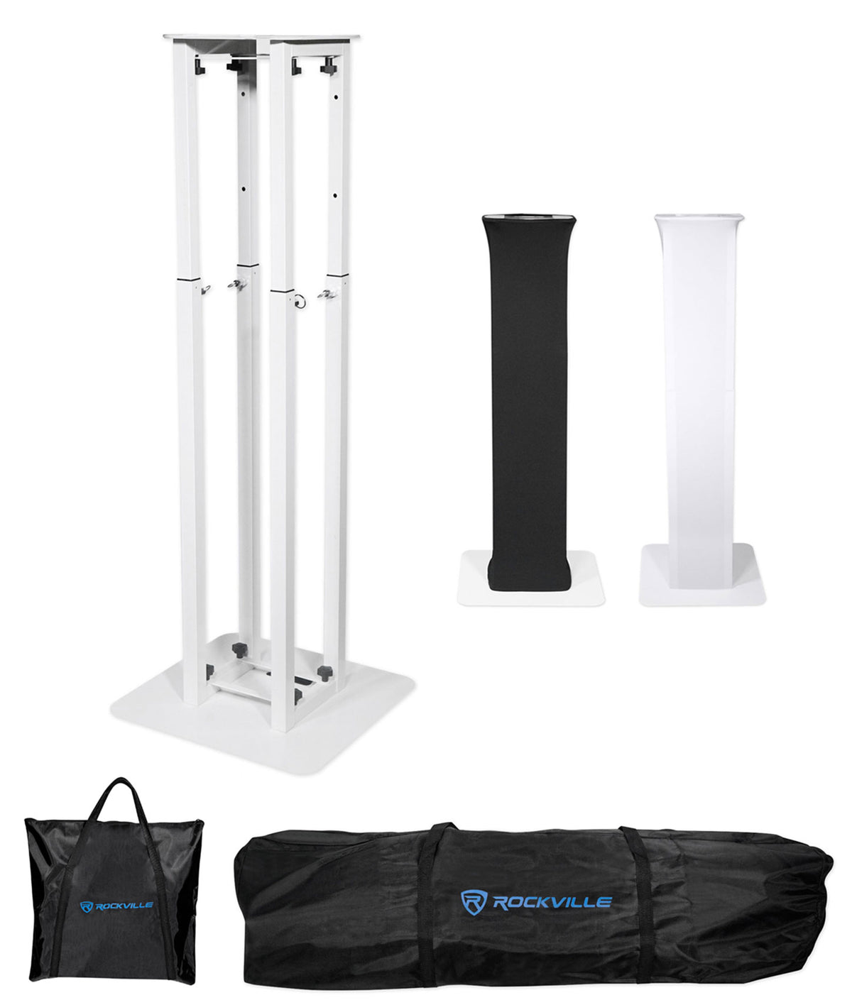 EZbeam Q3 ILS Lights + RTP32W Totem Stands Bundle
