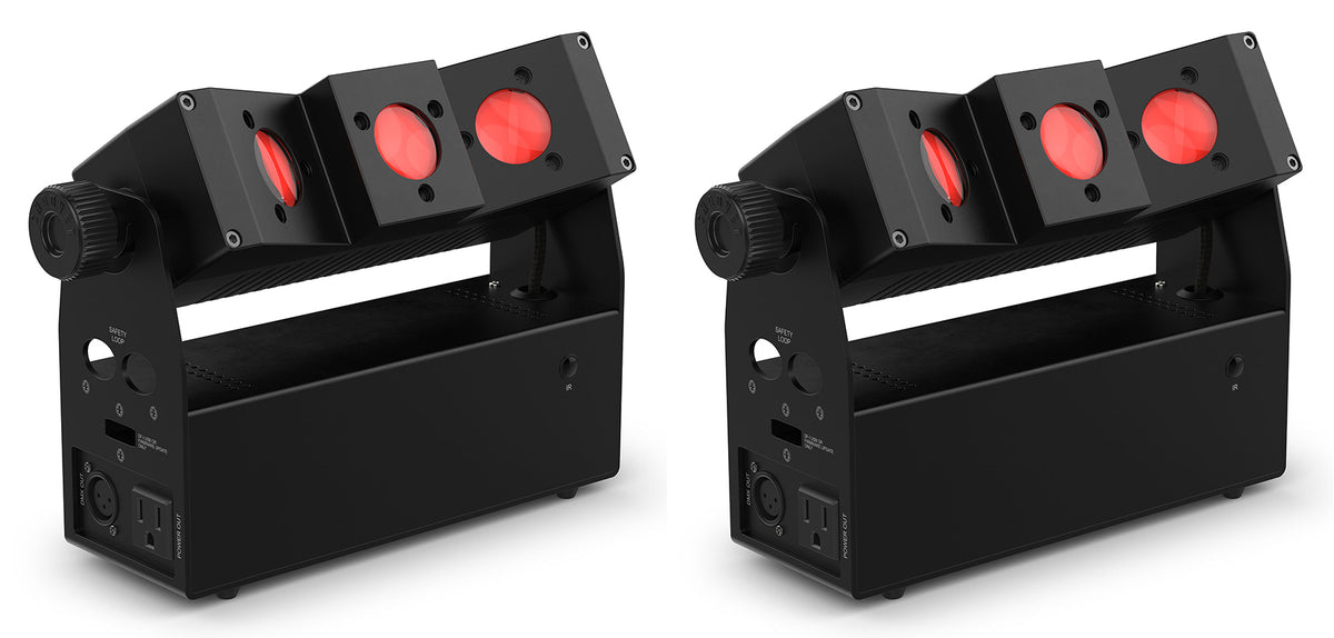 EZbeam Q3 ILS Battery-Powered Wash Effect Light (2-Pack)