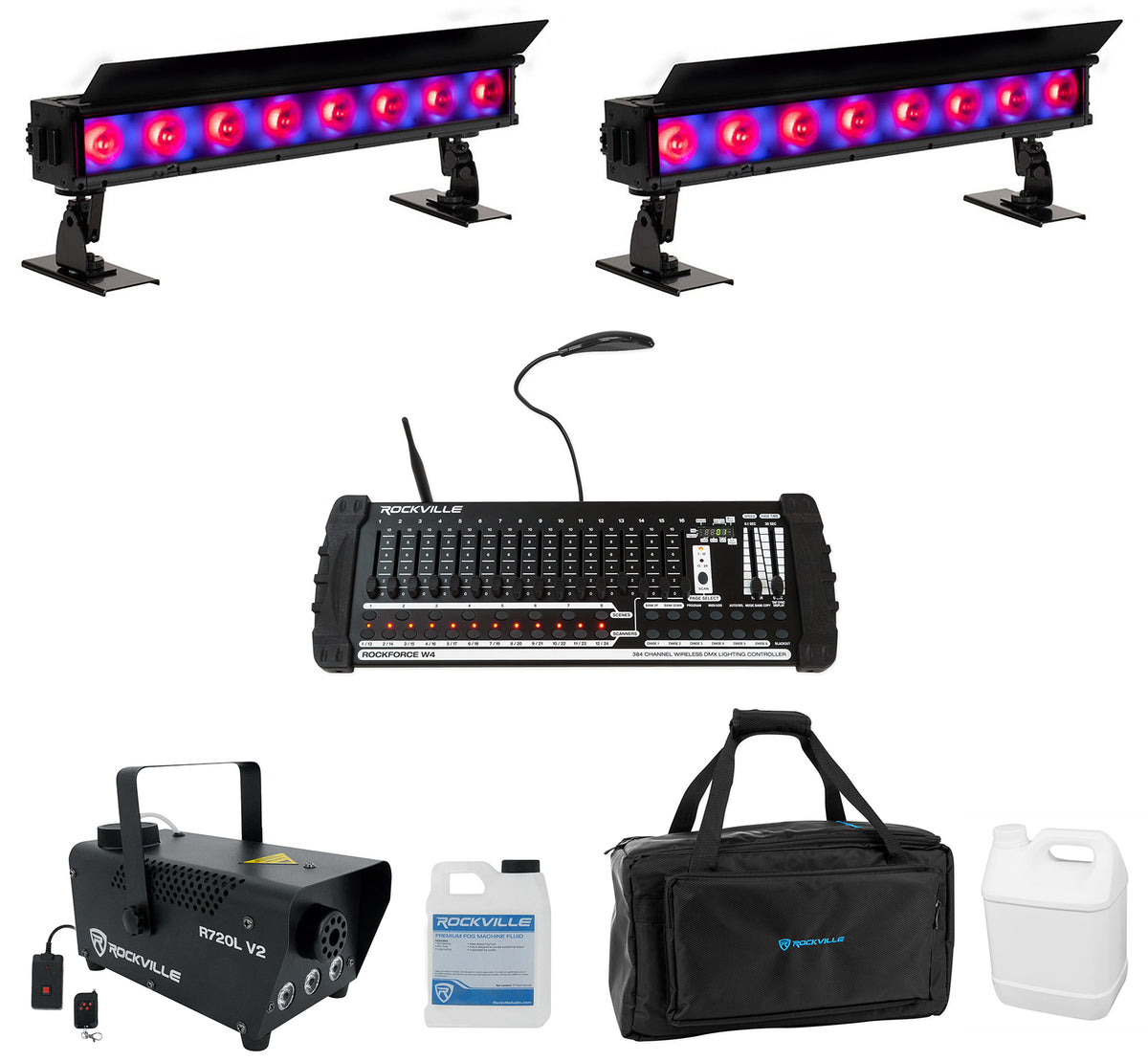 ElectraPix Bar 8 2-Pack + ROCKFORCE W4 + 2 2-Pack