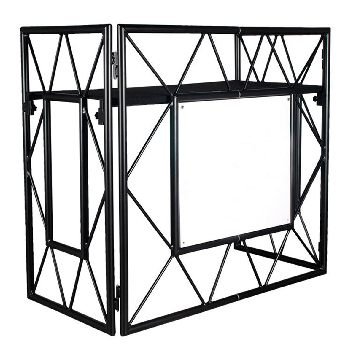 Pro Event TBL 2 MB Table + Aluminum Shelf Pair