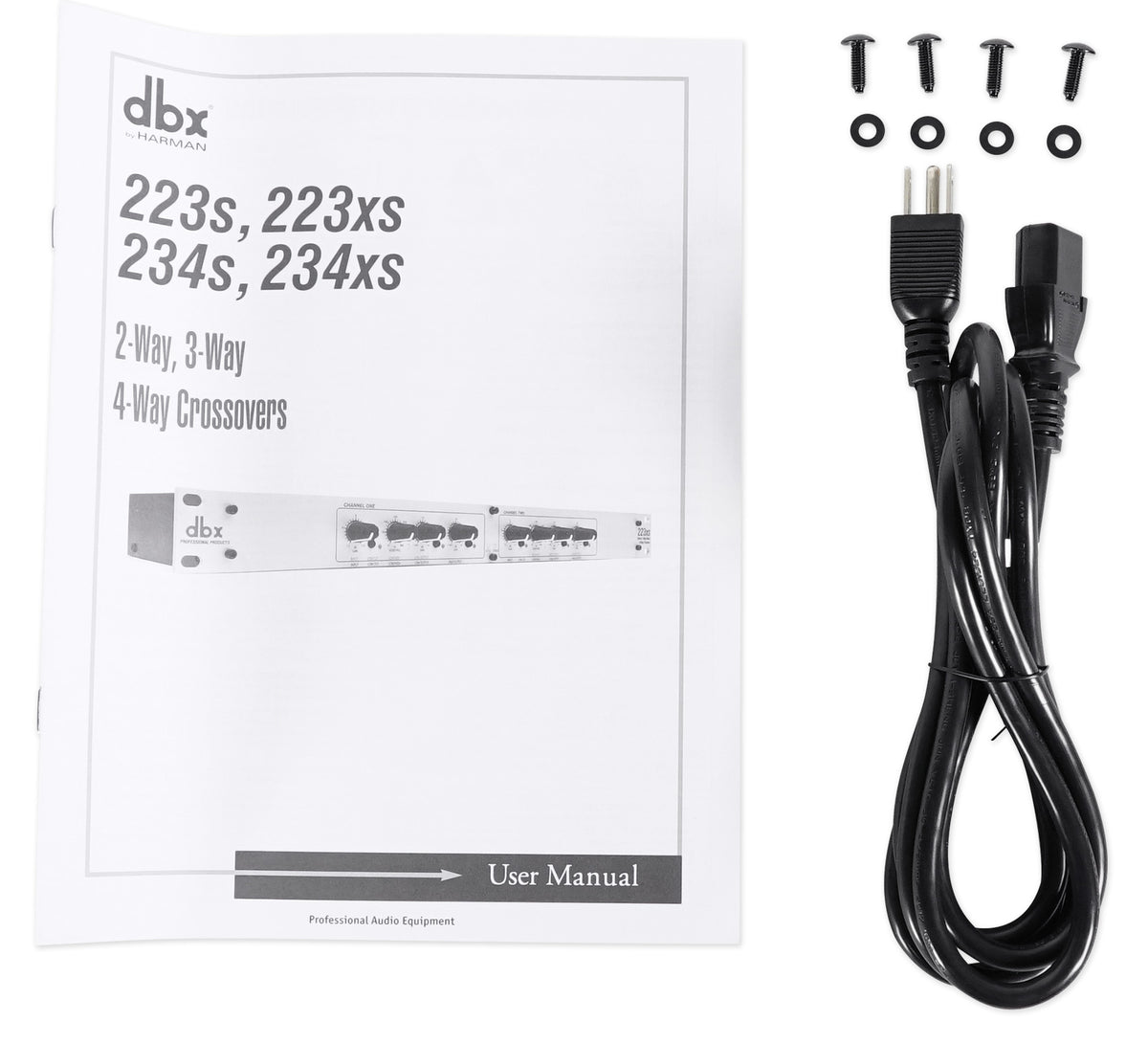 234XS Stereo 2/3/4-Way Crossover
