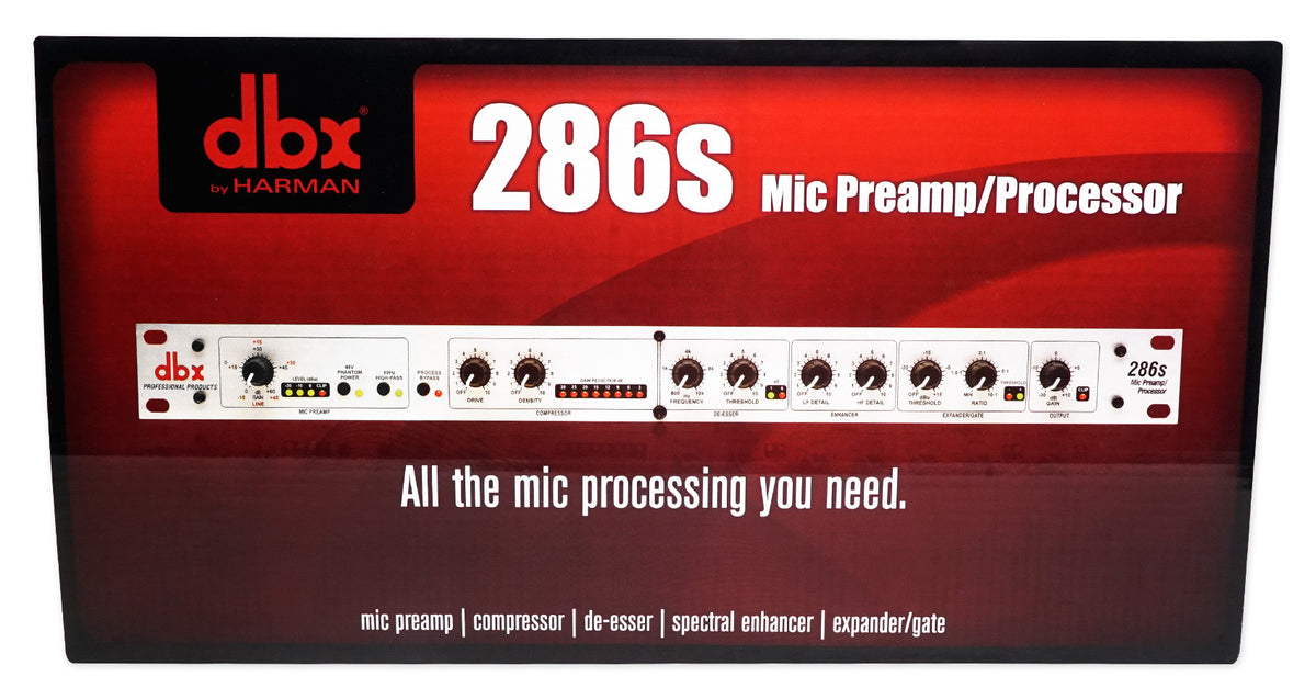 286S Microphone/Line Preamp Channel Strip