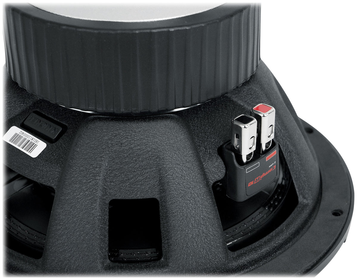 CompR 800W 10" Subwoofer, Dual 2-Ohm Voice Coil, CWR10-2
