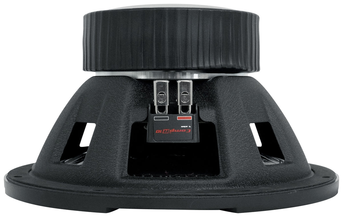 CompR 800W 10" Subwoofer, Dual 4-Ohm Voice Coil, CWR10-4