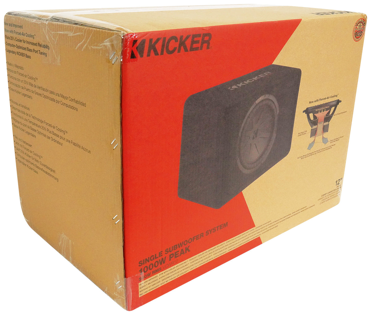 48VCWR122 12" Vented Subwoofer Enclosure