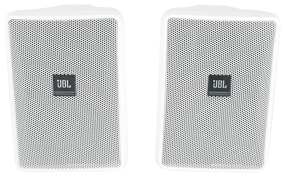 2 Control 23-1-WH 3" Indoor/Outdoor 70V Commercial White Wall Mount Speakers