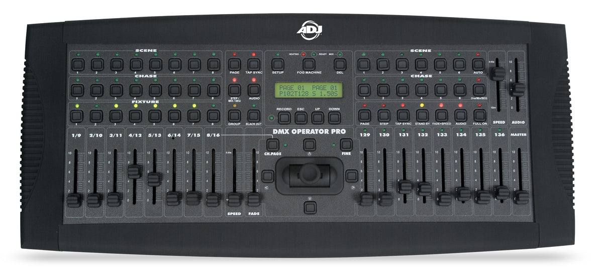 DMXOPERATOR PRO 136-Channel Pro Hybrid DMX Lighting Controller