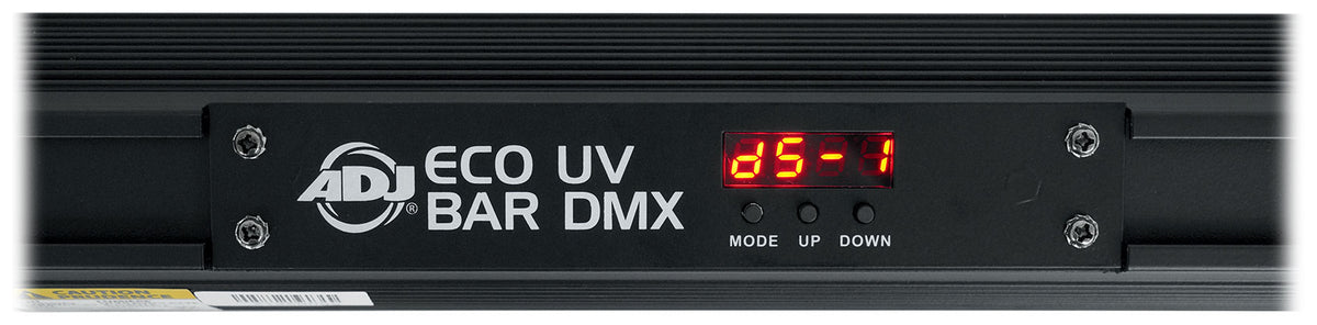 ECO BAR UV DMX 18 x 3 Watt Ultraviolet LED Bar Black Light w/ Remote
