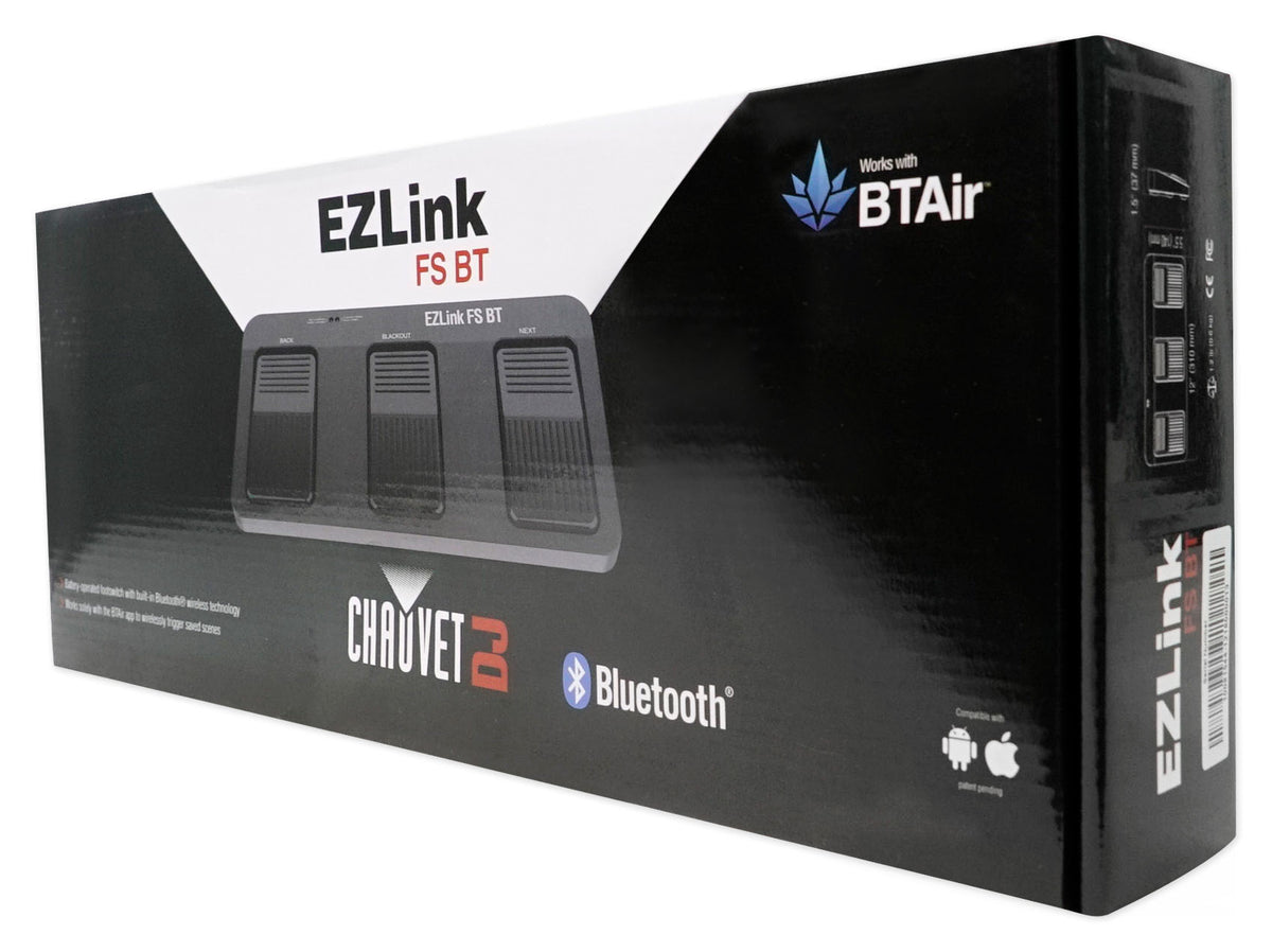 Ezlink FS BT Battery-Powered Rechargeable Bluetooth Lighting Footswitch