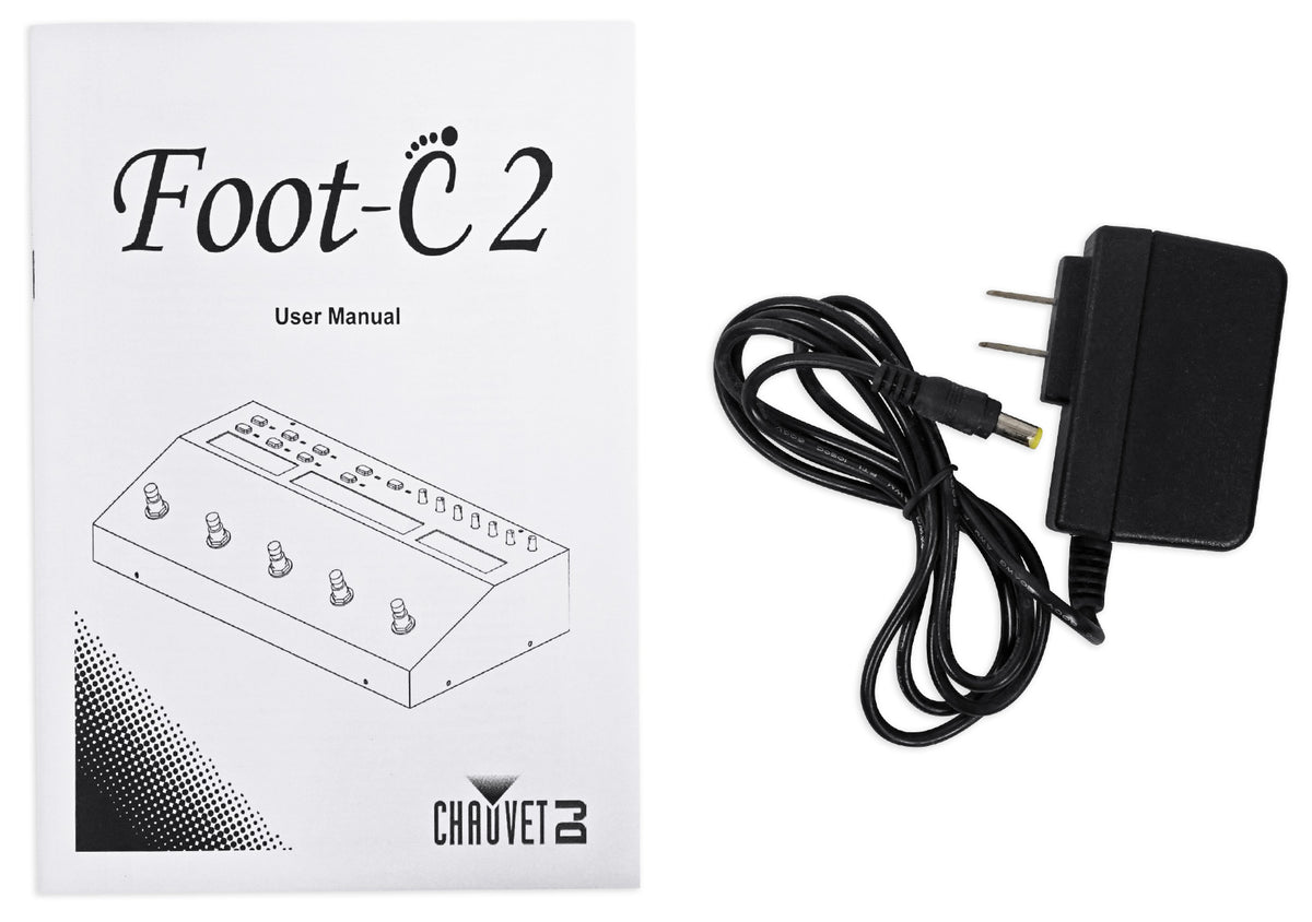 Foot C-2 36-Channel DMX Foot Controller with MIDI Input and LCD Display
