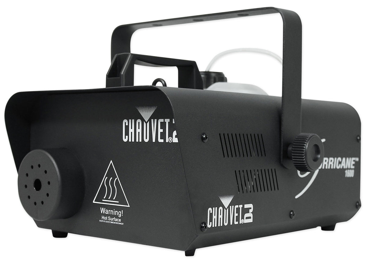 H1600 Hurricane 1600 Compact DMX Fog Machine+Remote Timer -25,000 CFM