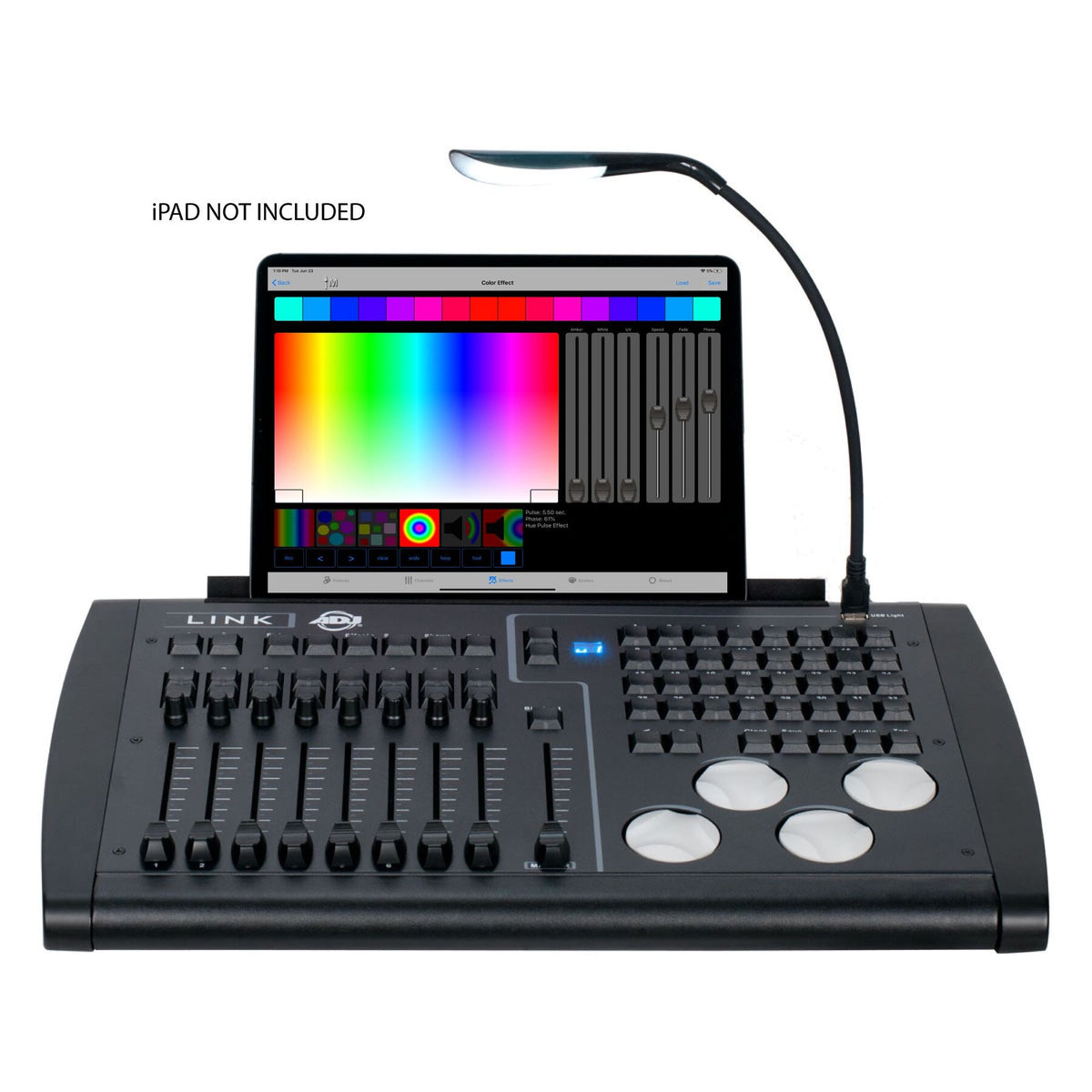 LINK 4-Universe Wireless DMX Hardware Lighting Console For iPad