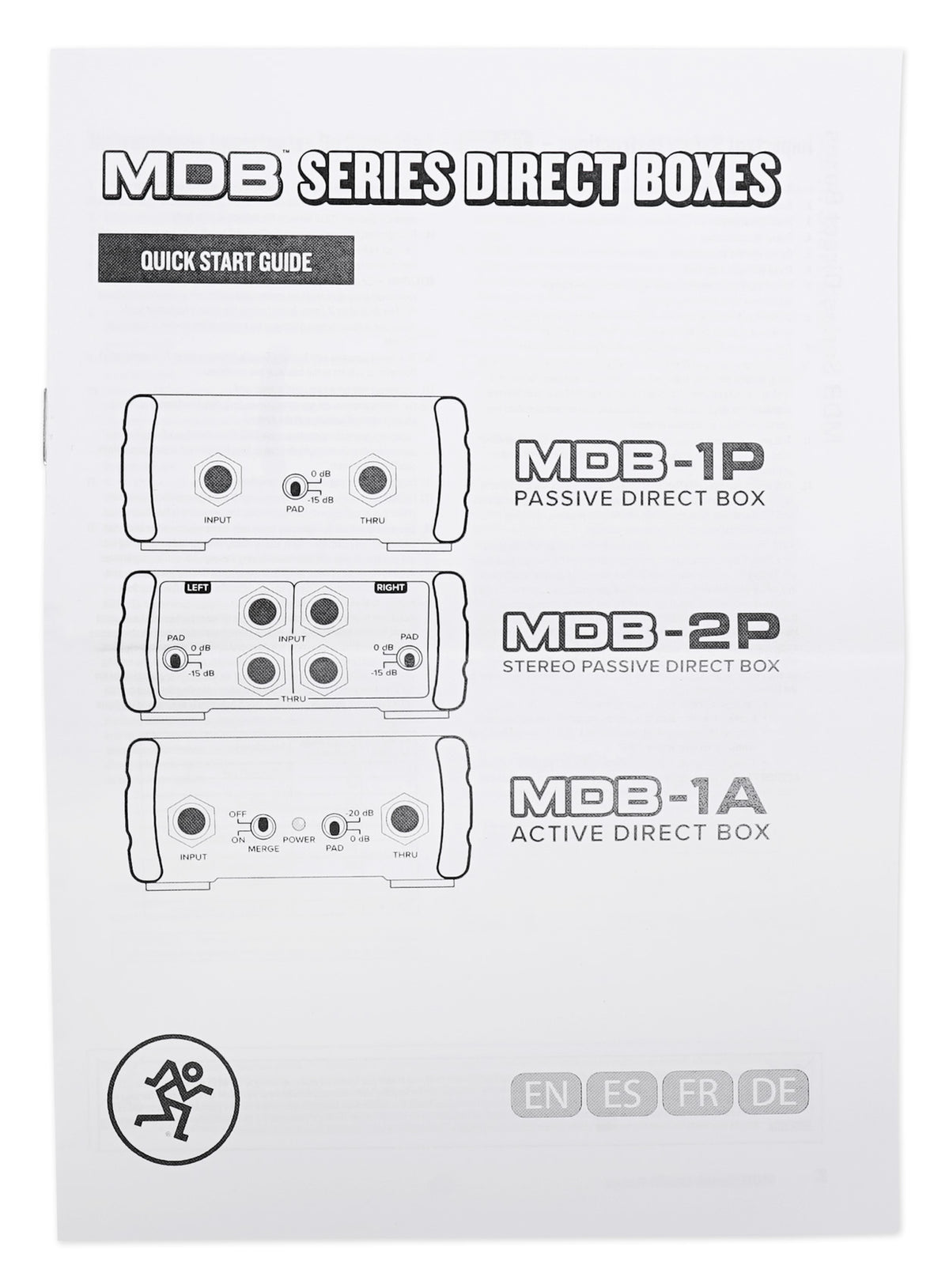 MDB-1A Active Direct Box DI Box