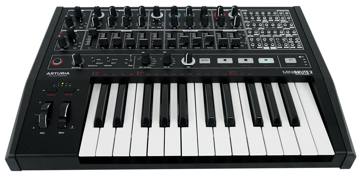 Arturia MiniBrute 2 NOIR Semi-Modular Analog Synthesizer