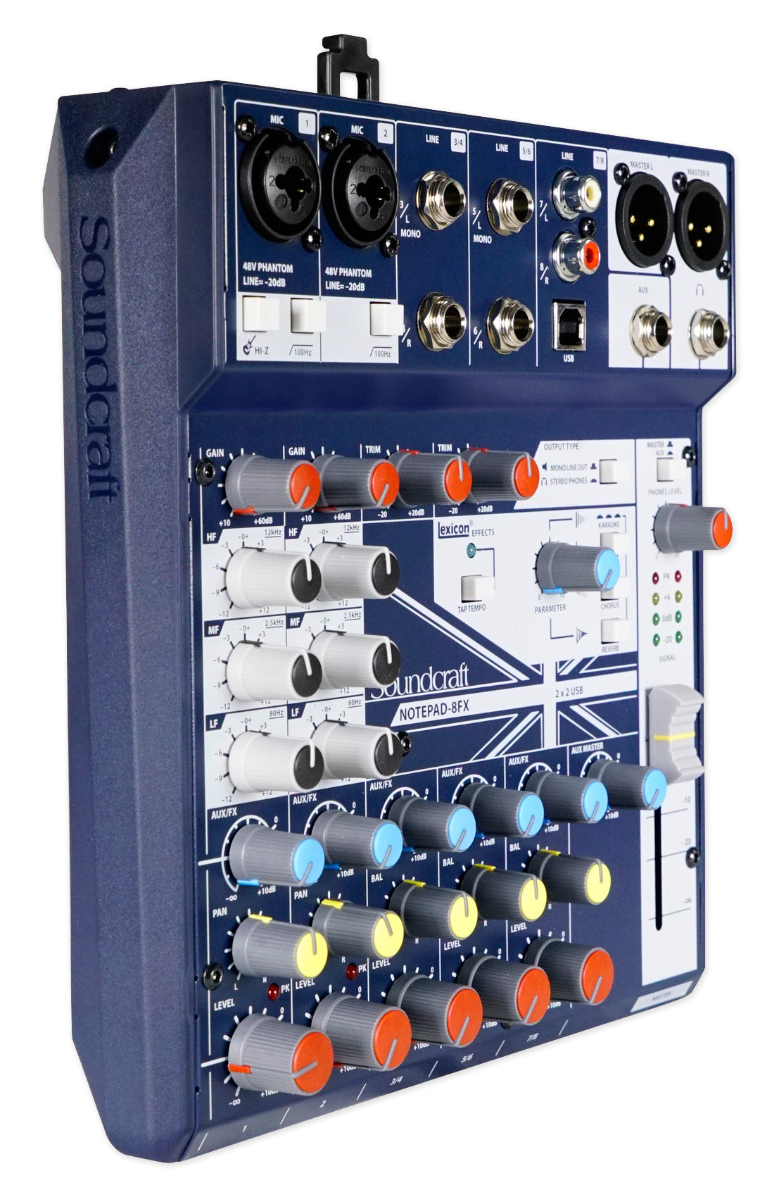 Notepad-8FX 8-Channel Podcast Mixer Podcasting Interface, USB & Effects