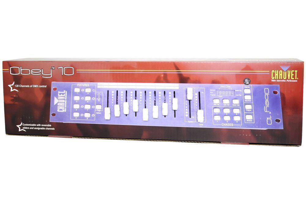 OBEY10 DMX-512 Rack Mount Light Controller