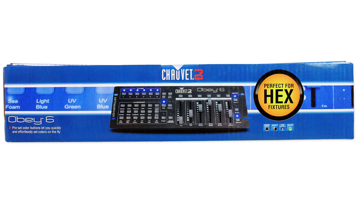 Obey 6 Compact Universal 6-Channel DMX DJ MIDI FX Controller