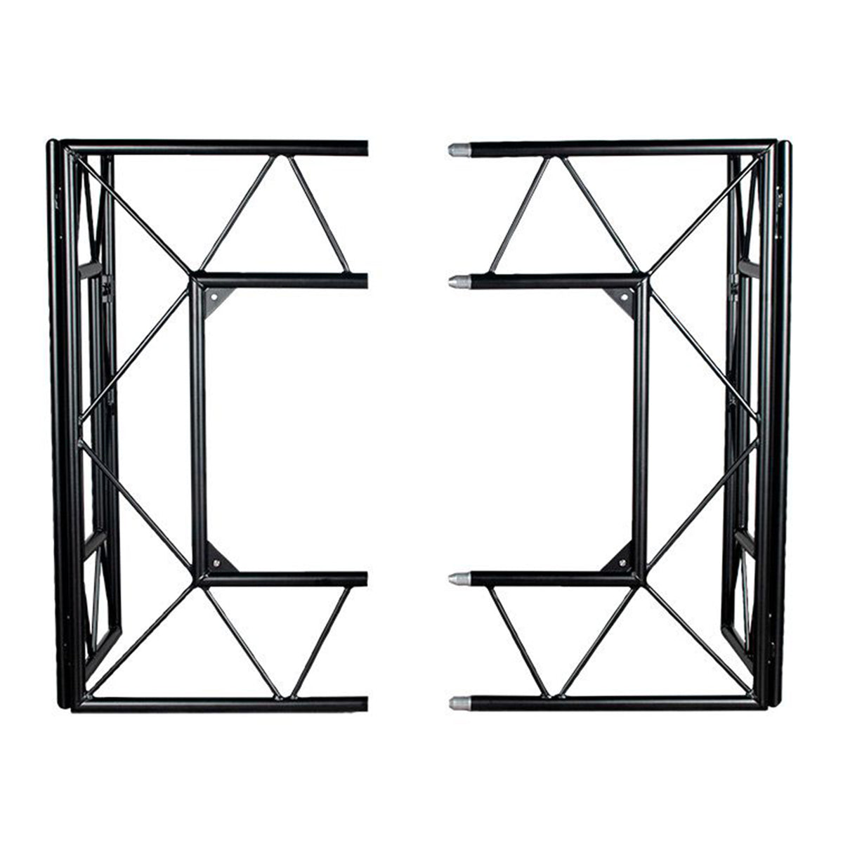 Pro Event TBL 2 MB Foldable Metal DJ Booth Facade