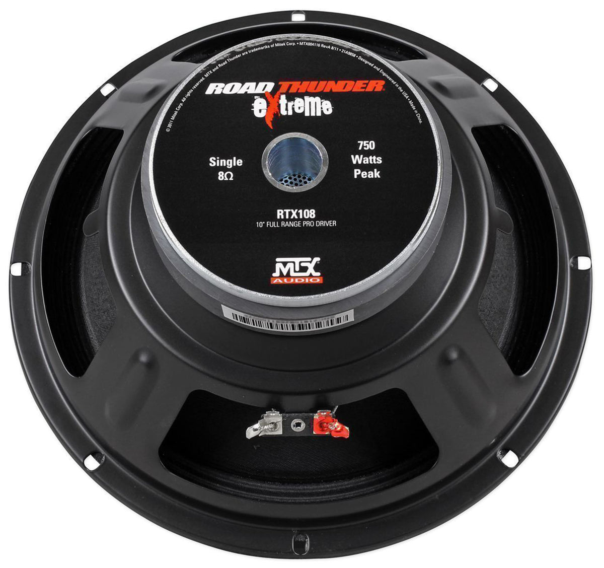 RTX108 10" Mid-Bass/Midrange Speaker