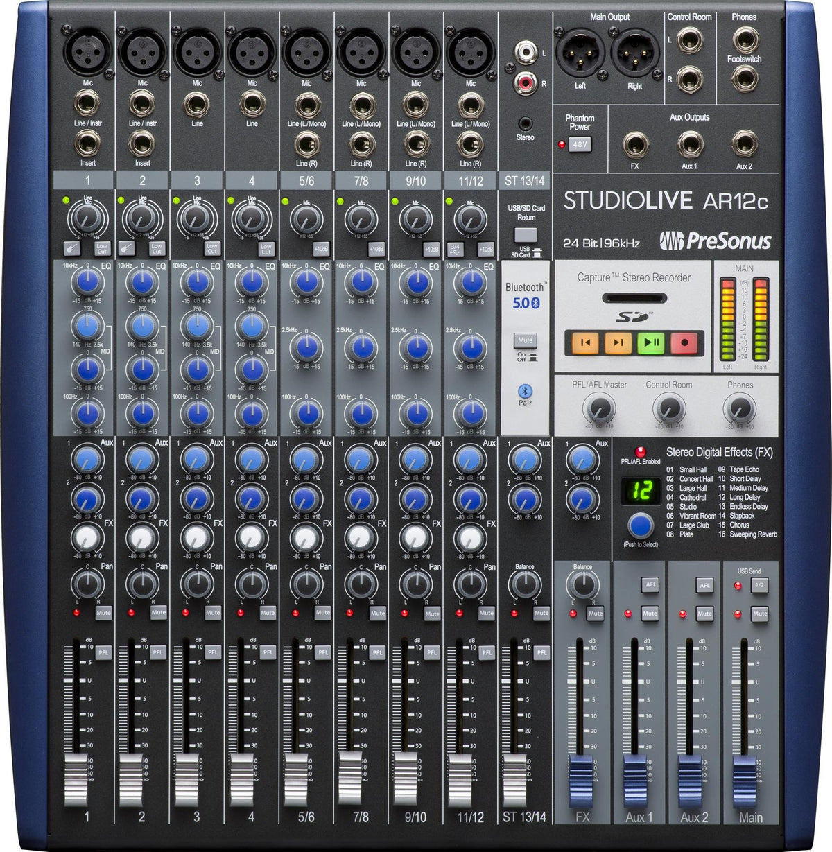 StudioLive AR12c 12-Channel USB Mixer