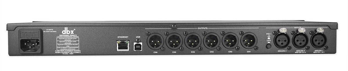VENU360 DriveRack 3x6 PA Sound Processor